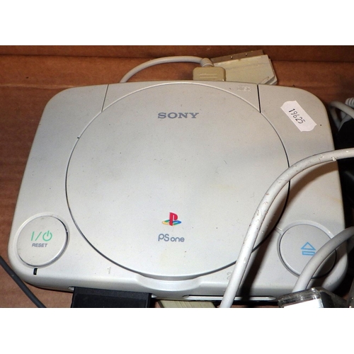 25 - A PS ONE together with misc games. ALL ELECTRICALS AF