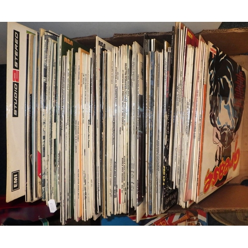 141 - A large qty of various Lps, box set etc (qty)