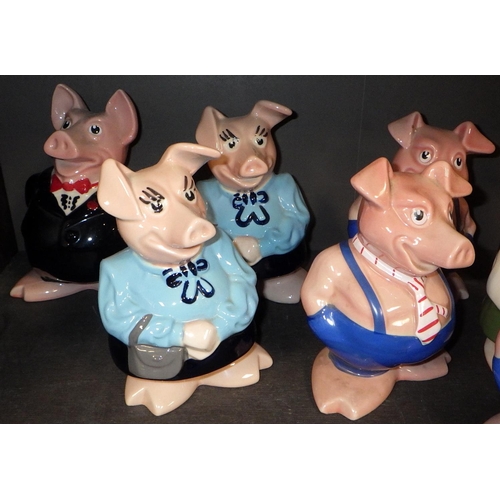 105 - A group of 11 Nat west pigs