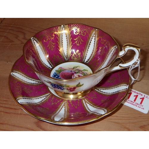 111 - A Paragon tea cup & saucer