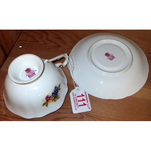 111 - A Paragon tea cup & saucer