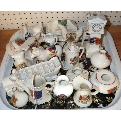 112 - A qty of approx 20pcs of crested china