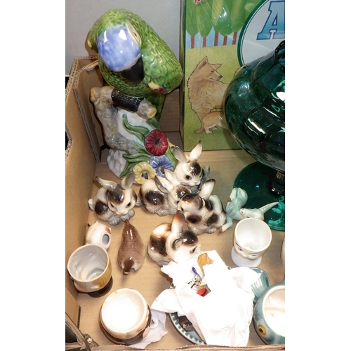 118 - A qty of collectables & ceramic animals to inc Hummell, Belleek etc