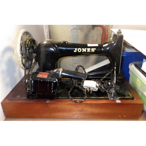 121 - A Jones sewing machine