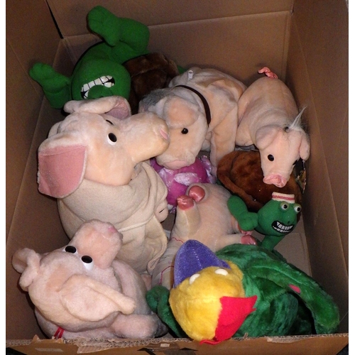 129 - A large qty of misc soft toys (5)