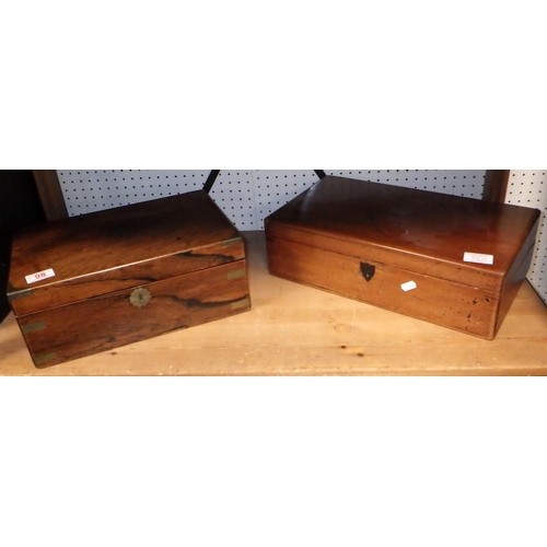 98 - Two 19thC writing boxes