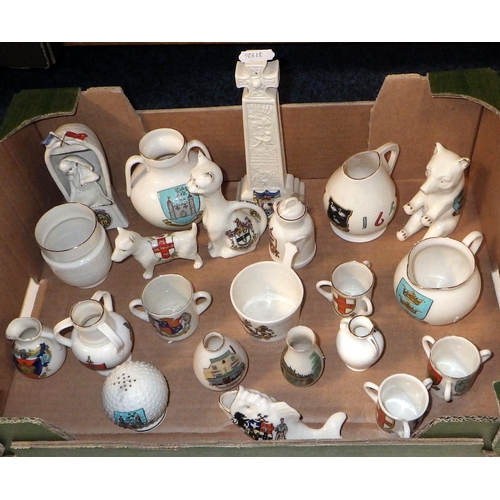 99 - A qty of approx 20pcs of crested china