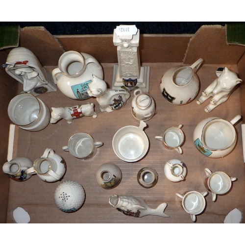 99 - A qty of approx 20pcs of crested china