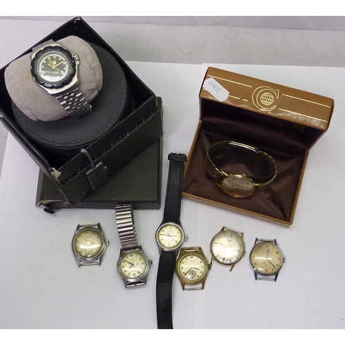 322 - Wristwatches incl a ladies Tag Heuer Professional Golf Watch, in boxes with papers, 34mm across; a g... 