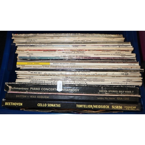 143 - A qty of classical Lps and re-print posters