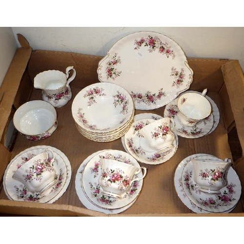 153 - A qty of Royal Albert Lavender Rose tea ware