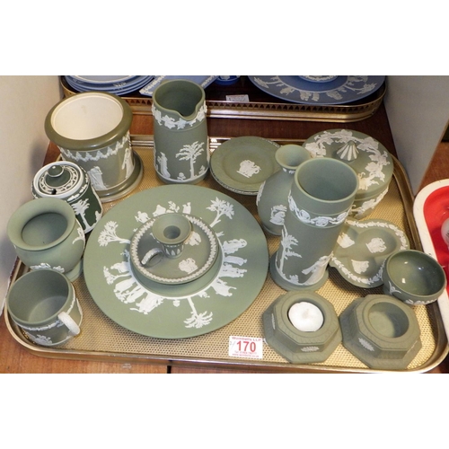 170 - Two trays of mainly Wedgwood jasper ware (2)