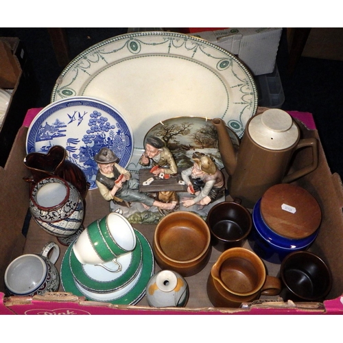 179 - Two boxes of misc ceramics etc (2)