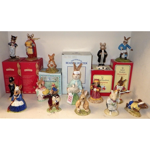 223 - A group of Beatrix Potter and Bunnykins figures