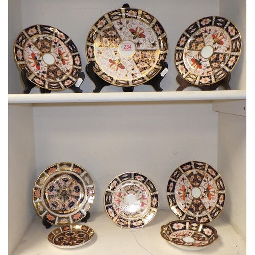 234 - A group of Royal Crown Derby plates (8)