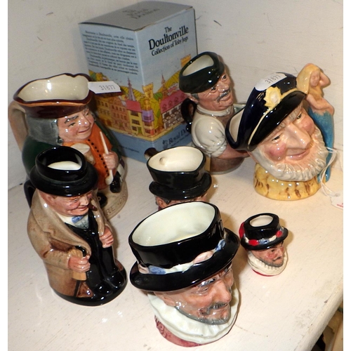 235 - A group of small Royal Doulton character jugs