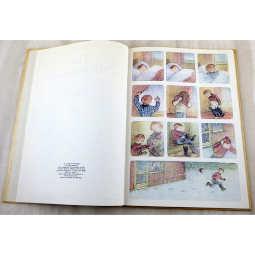 238 - The Snowman, picture book by Raymond Briggs. First edition, first printing, published by Hamish Hami... 