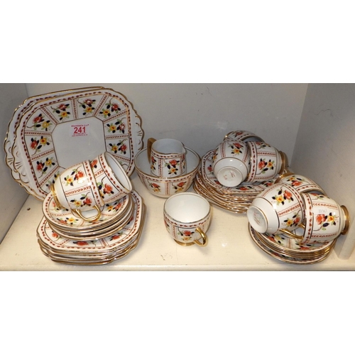 241 - A Melba Bone China Nant Graw part tea set