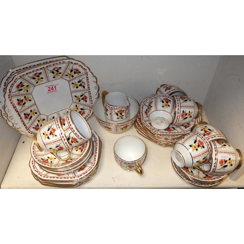 241 - A Melba Bone China Nant Graw part tea set