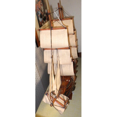 258 - A HMS Victory ship model 50cm tall