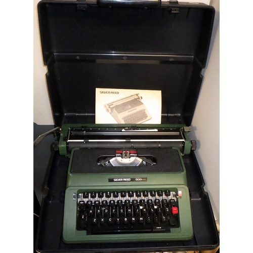 260 - A Silver Reed typewriter