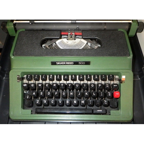 260 - A Silver Reed typewriter