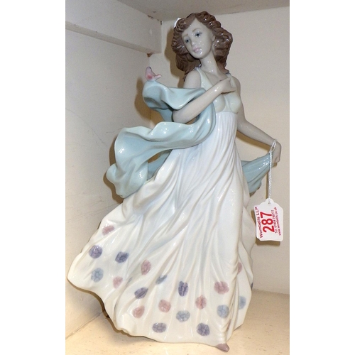 287 - A Lladro Privilege figurine, model 6193.  32cm tall