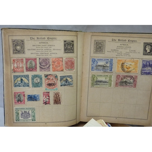 466 - Postal History: a collection of stamps and covers, most early - mid 20th cent, world interest, cover... 