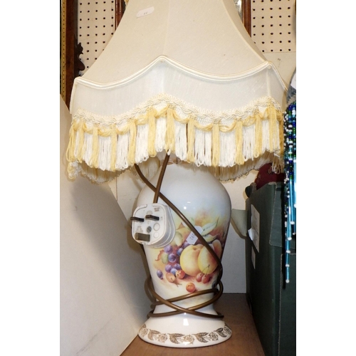 64 - A group of various lamps together with misc prints and textiles (qty)