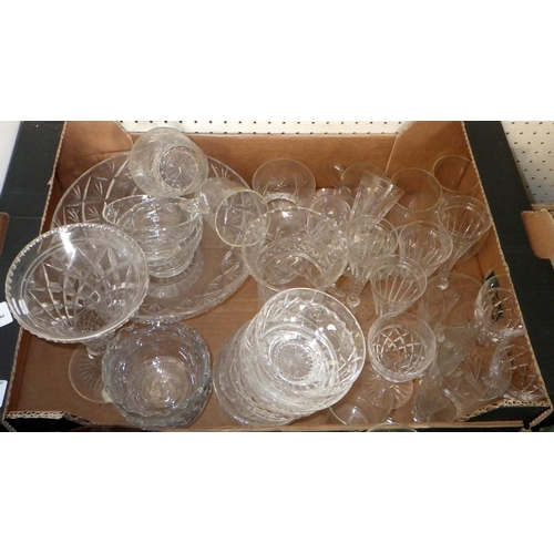 30 - Three boxes of misc glass ware (3)