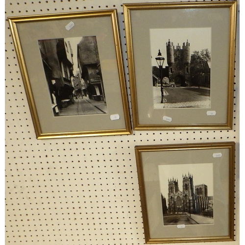 44 - A group of 6 framed York interest prints