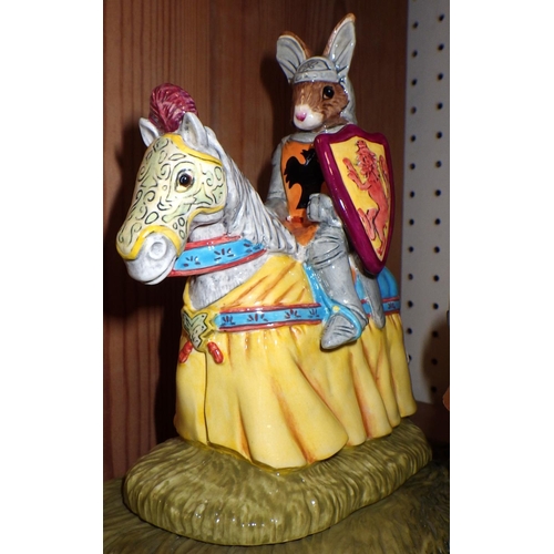 107 - A boxed Royal Doulton Bunnykins Arthurian tableau