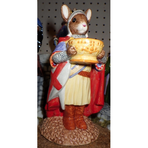 107 - A boxed Royal Doulton Bunnykins Arthurian tableau