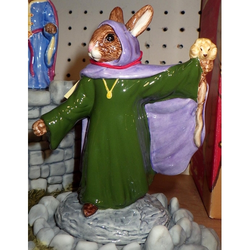 107 - A boxed Royal Doulton Bunnykins Arthurian tableau