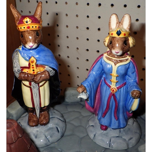 107 - A boxed Royal Doulton Bunnykins Arthurian tableau