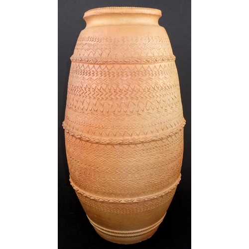 124 - Three large terracotta vases