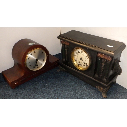 130 - Two misc mantle clocks AF