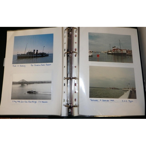 164 - A large qty of photograph albums containing shipping interest photos