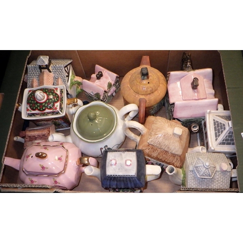 175 - A large qty of novelty teapots
