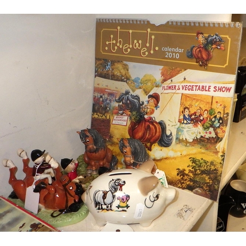 281 - A collection of Thelwell ephemera etc