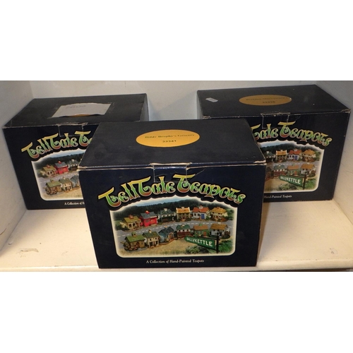 283 - Nine boxed novelty Telltale Teapots