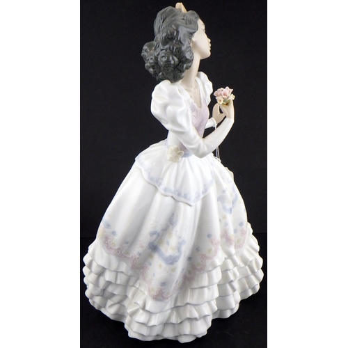 284 - A large Lladro figure of a young lady