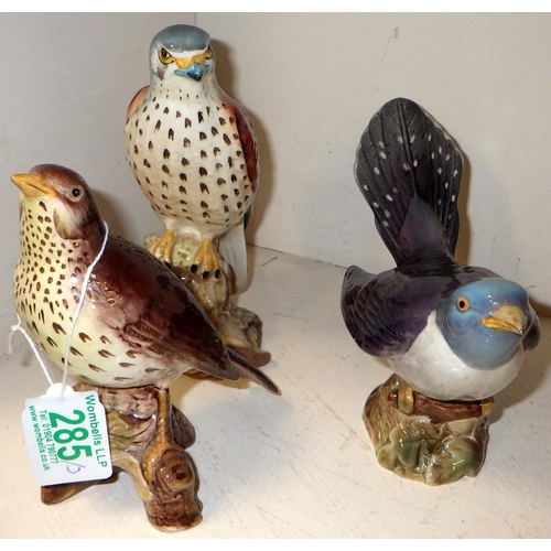 285 - Three Beswick birds