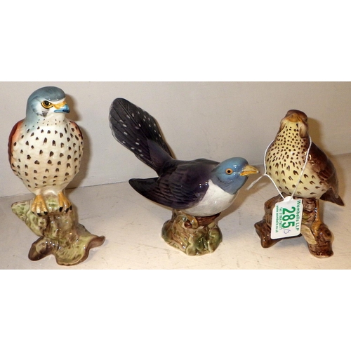 285 - Three Beswick birds