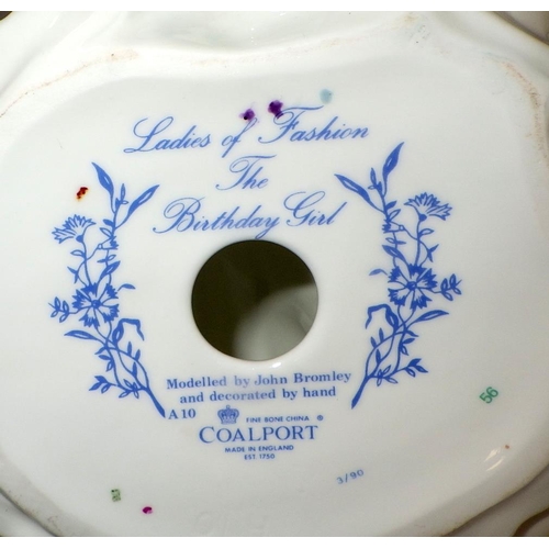 289 - Three Coalport ladies AF