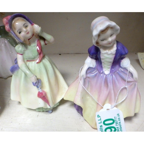 290 - Four small Royal Doulton