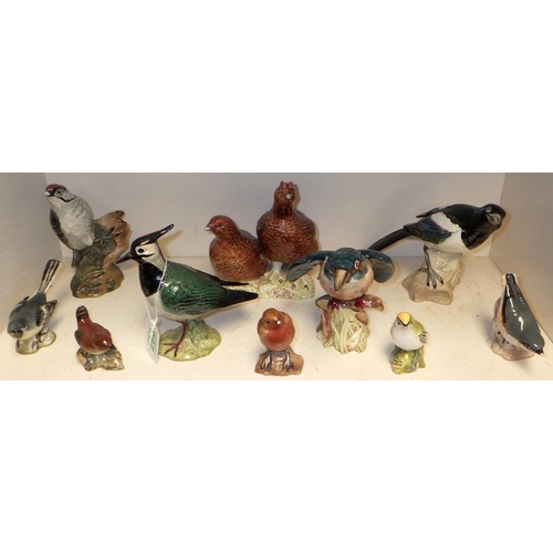 295 - A group of misc Beswick birds ALL AF