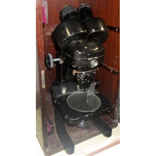 349 - A cased Watson microscope together with a further microscope (2)