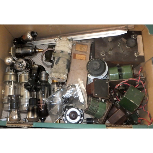 330 - Two boxes of misc valves etc