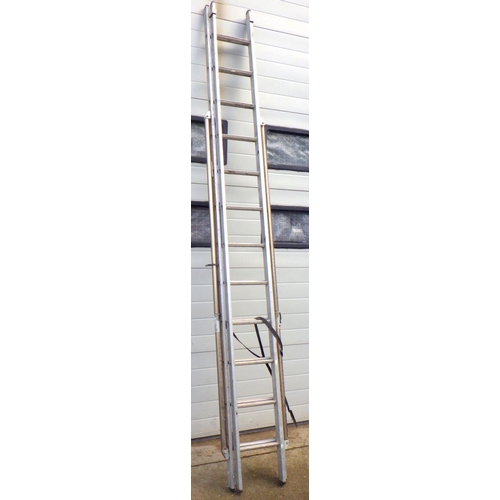 827 - A set of aluminium ladders